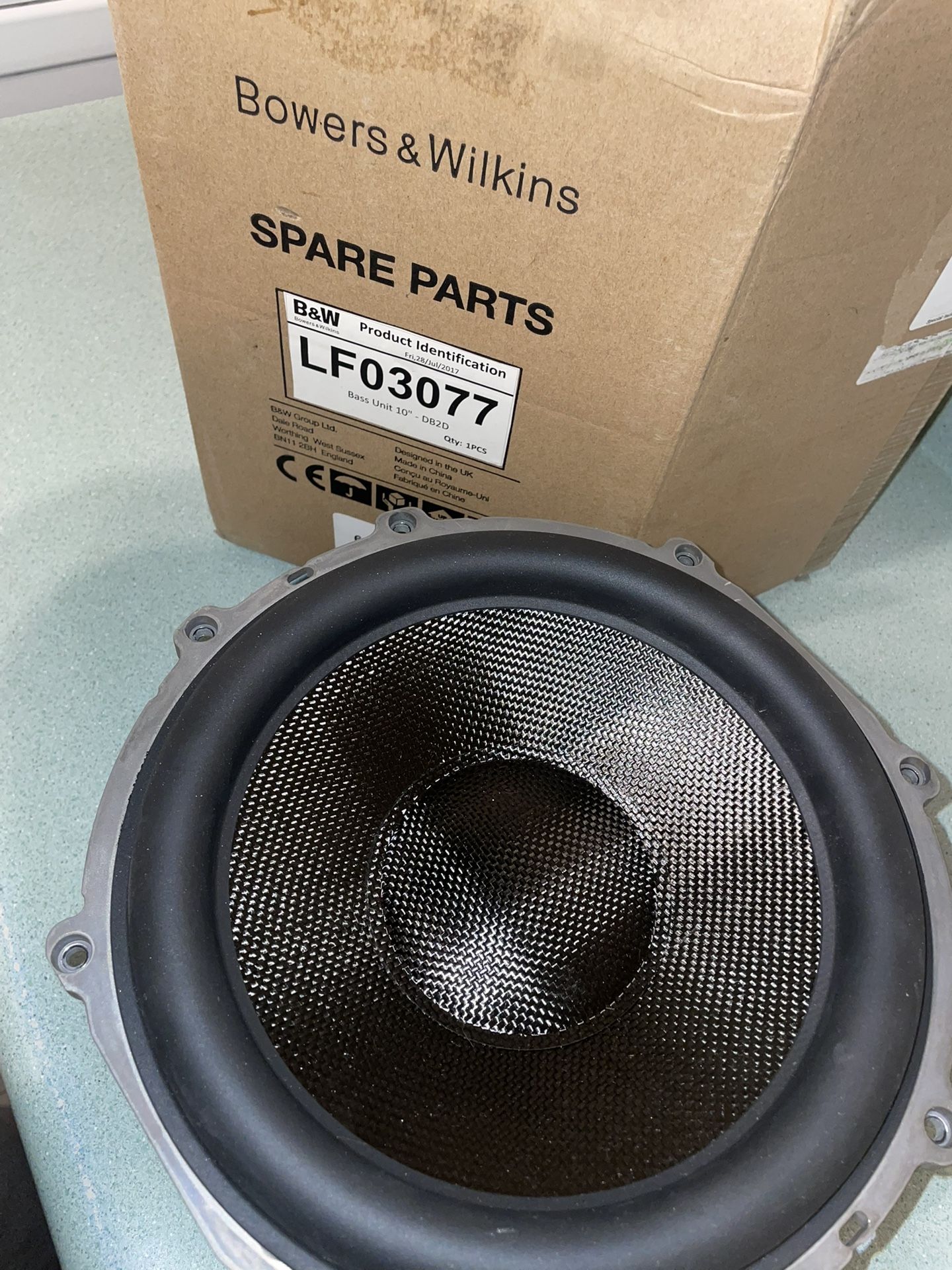 Bowers & Wilkins 10”  Sub Woofer