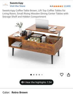 Amazon coffee table