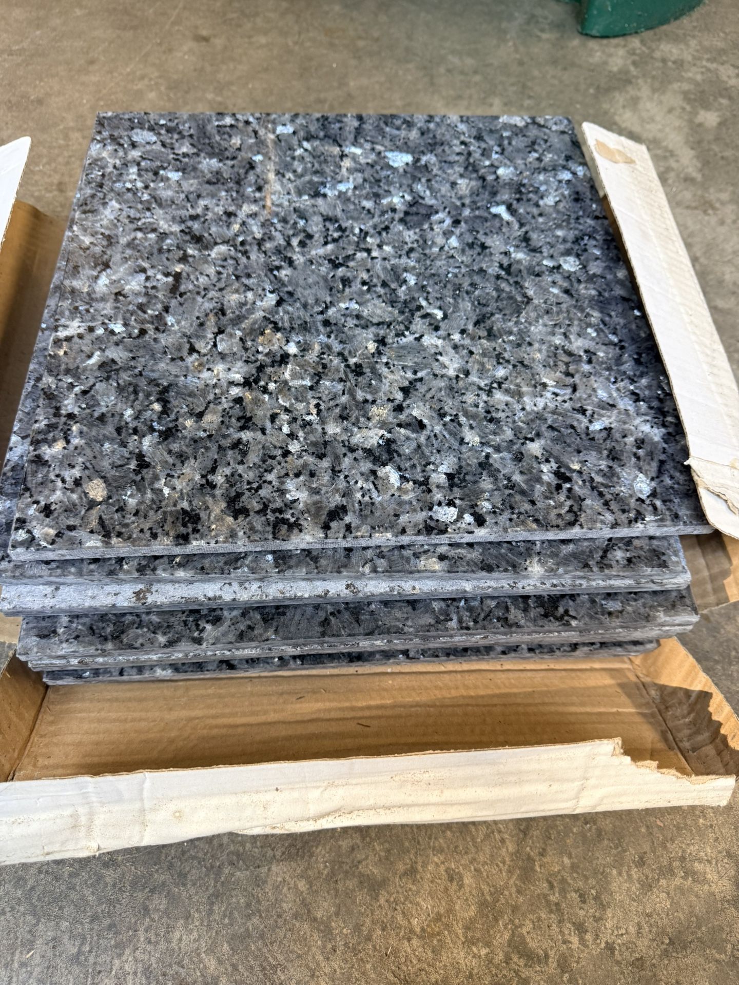 Black and Grey Granite 12x12 Tiles