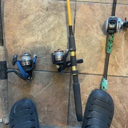 3 Brand New Fishing Poles