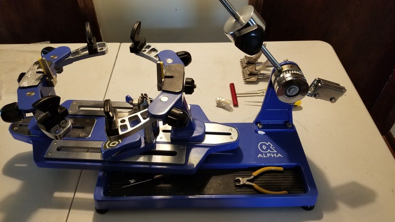 Alpha tennis badminton stringing machine
