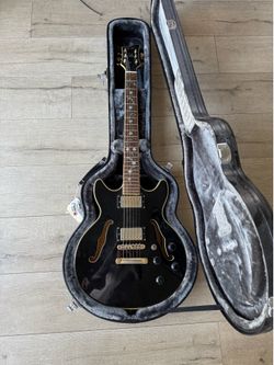RARE Jay Turser JT134DC Vine - Semi Hollow Electric Guitar (Epiphone 339 size + case!)