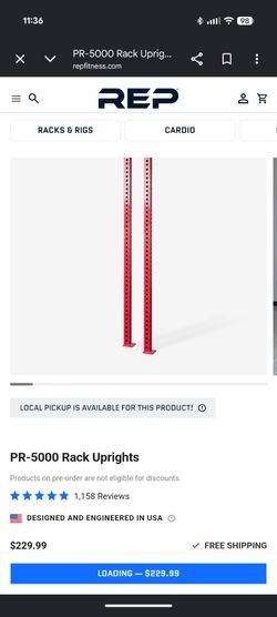 Rep Fitness PR-5000 Uprights