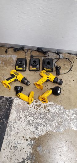Dewalt drills, chargers, batteries