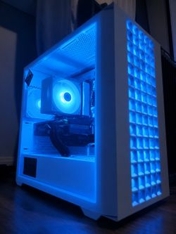 WHITE Ryzen 7 7700 + RTX 3070 OC Gaming PC | 16GB DDR5 | AM5 | RGB