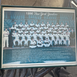 New York Yankees 1996 Team Plaque Multi-Color MLB Baseball