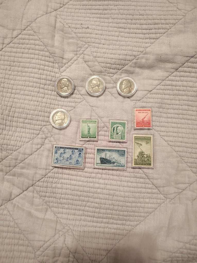 Rare Antique Collectibles | Rare WW2 Stamps & Nickels | Collectible Items