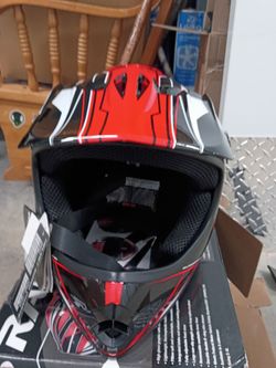 New motocross helmet