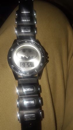 Batman silver watch