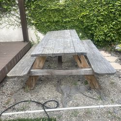 Wood Picnic Table