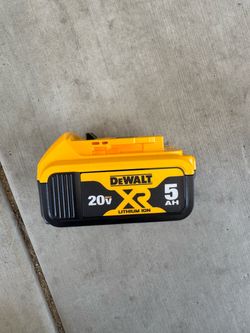 20v Dewalt battery 5ah and charger (New)