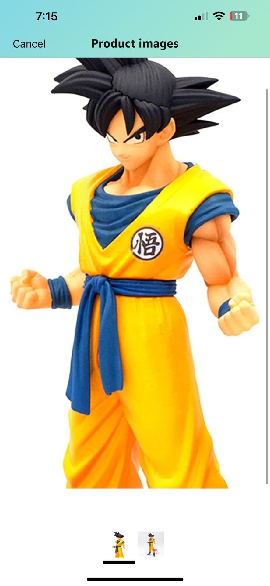 Dragon Ball BanPresto Super Super Hero DXF - Son Goku Statue
