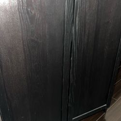 3 TIER DARK BROWN CABINET