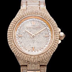 Michael kors shop watch iced out