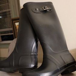 BAMBOO PADINTON RAIN BOOTS ,WOMAN'S ,BLACK  SIZE 8  *NEW* NOT SOLD YET 