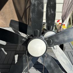 Indoor/outdoor Ceiling Fan. 
