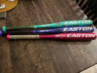 Easton soft ball bats