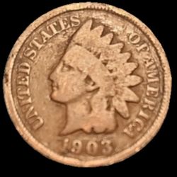 USA INDIAN HEAD 1903 ,A GREAT COIN FOR YOUR COLLECTION!