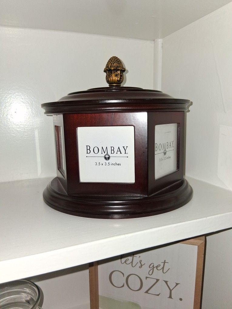 Decorative Wooden Photo box By Bombay Company