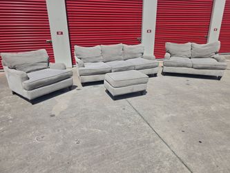 Couch set with ottoman