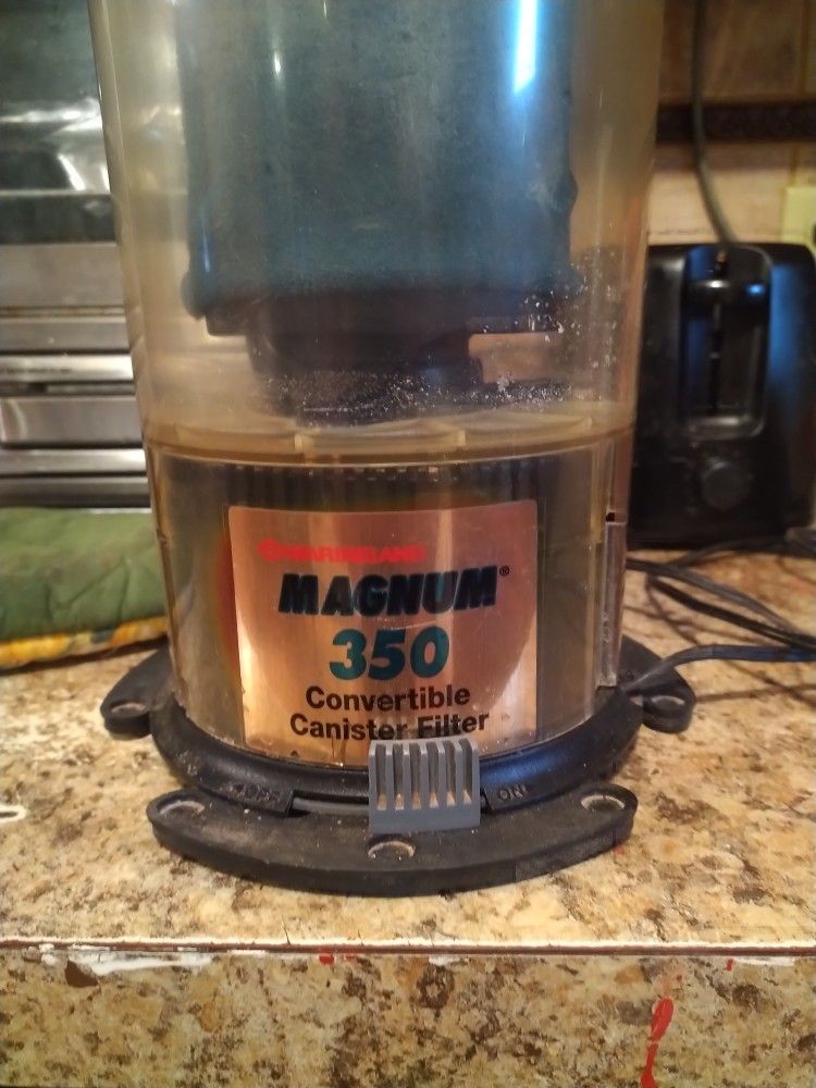 Marineland Magnum 350 Canister Filter M350 120v Top Cover Tube Motor Base Frame