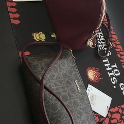 Calvin Klein + MK crossbody purse