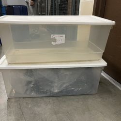 Storage Boxes Sterlite And Rubbermaid