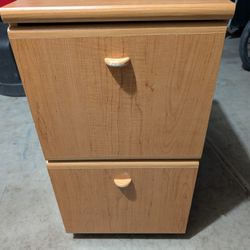 Wooden File Cabinet On Wheels 