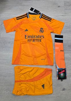KIDS REAL MADRID MBAPPÉ SOCCER JERSEY