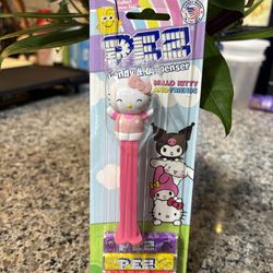 Brand New Hello Kitty Pez Dispenser & Candies