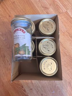6 peice measurment jars/cups