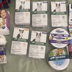 Cat Supplies! Flea Meds And Feliway Plus Refills 