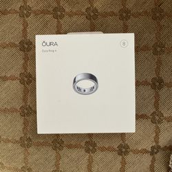 Oura Ring Silver Size 8 