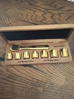 22K Gold-plated Socket Wrench Set
