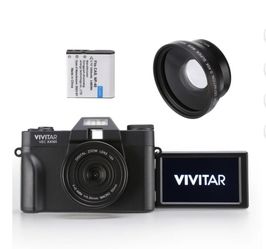 Vivitar 4K Digital Camera, 8x Digital Zoom, 3" LED Display
