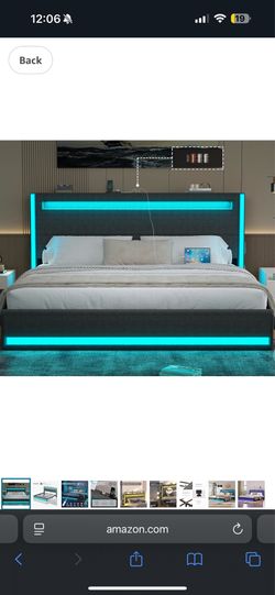 King Size LED Bed  NEW