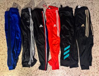 Adidas Men’s Track Pants Lot (6 Pairs) Size Medium - Great Condition