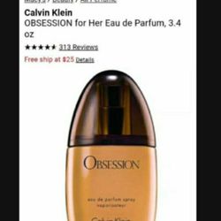 Calvin Klein OBSESSION For Her*Eau de Parfum 3.4 oz