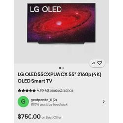 New LG OLEGD  TV 