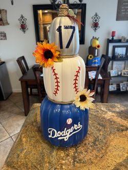 Sports Teams Stackable Pumpkins