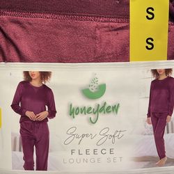Honeydew Women's 2 Piece Super Soft Fleece Lounge PJ Set