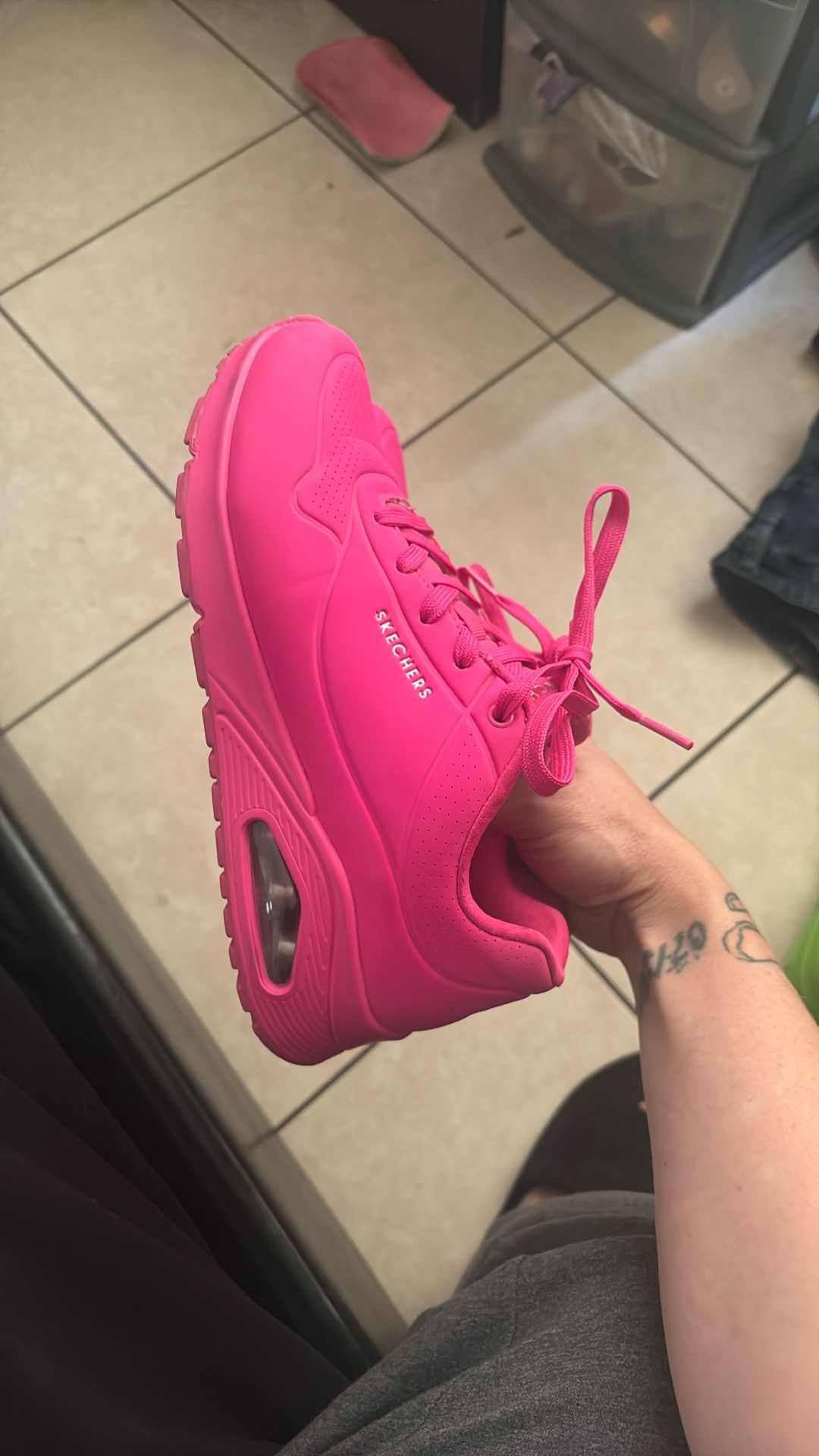 Sketchers Neon Shoes