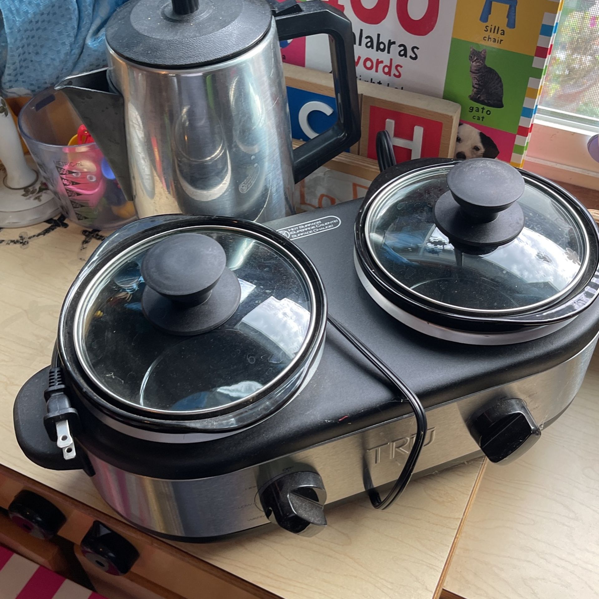 Buffet Warmer And Coffee Maker Set Both Used Once 