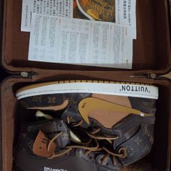 Off Louis - Air Jordan 1 Louis Vuitton Sample Only 10 Pairs Made. 