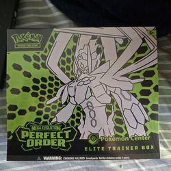 Pokemon Center perfect order elite trainer box