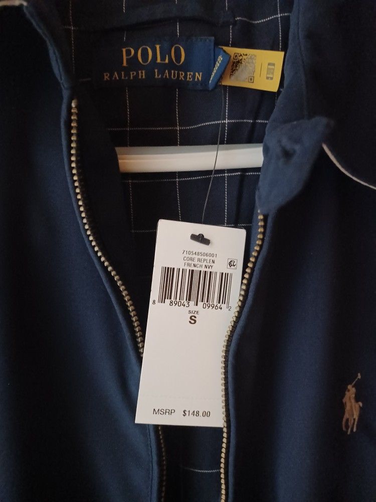 Brand New Never Worn Men's Polo Windbreaker Small