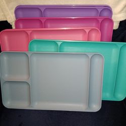 Tupperware Lunch/Dinner Divided Trays, #1535