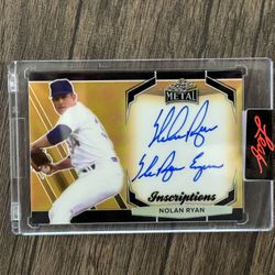 Nolan Ryan Autographed Inscription Card