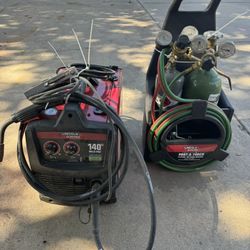 Lincoln Welder And Port A Torch 