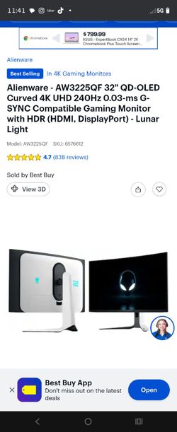 Alien 4K OLED monitor